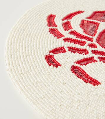 Crab set of 2 beaded placemats | Les-Ottomans