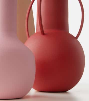 Juego de 4 jarrones Roman de metal | Polspotten