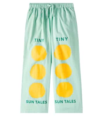Pantalones rectos Sun Tales de algodón | Tinycottons