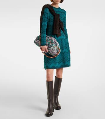 Minikleid aus Häkelstrick | Missoni