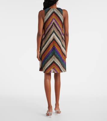Minikleid aus Häkelstrick | Missoni
