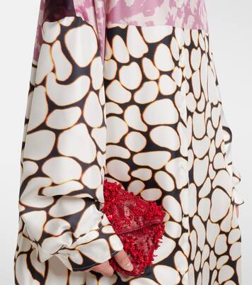 Robe chemise imprimée en soie | Dries Van Noten