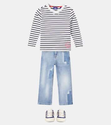 T-shirt in cotone a righe | Scotch & Soda Kids