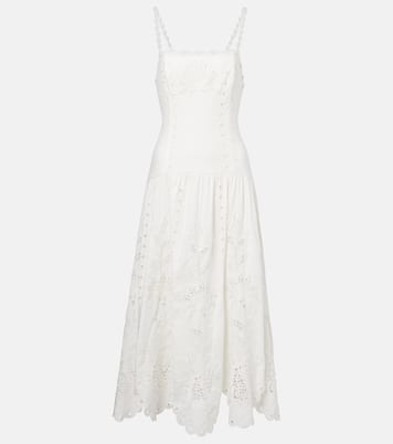 Midikleid aus einem Leinengemisch | Farm Rio