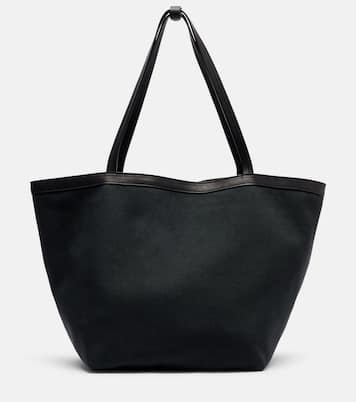 Wendbare Tote Bag Park Three Stitch mit Leder | The Row