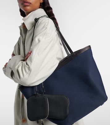 Wendbare Tote Bag Park Three Stitch mit Leder | The Row