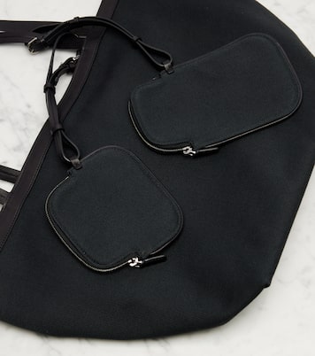 Wendbare Tote Bag Park Three Stitch mit Leder | The Row