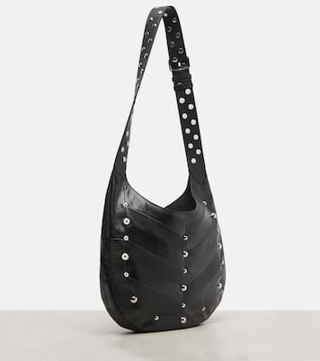 Verzierte Schultertasche Hoboho Large aus Leder | Valentino Garavani