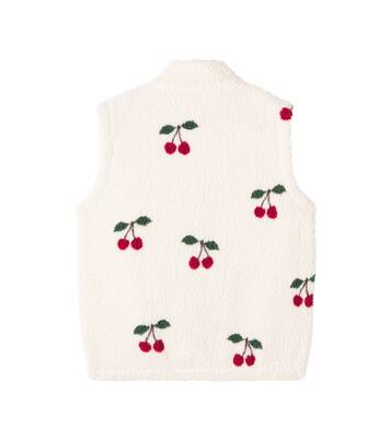 Bedruckte Weste Jody aus Teddyfleece | Konges Sløjd