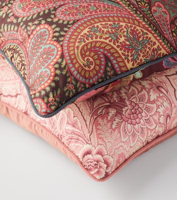Giano paisley cotton cushion | Etro