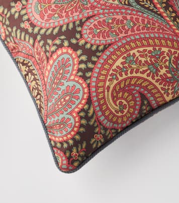 Giano paisley cotton cushion | Etro