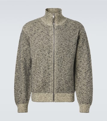 Wool and cotton zip-up cardigan | Jil Sander