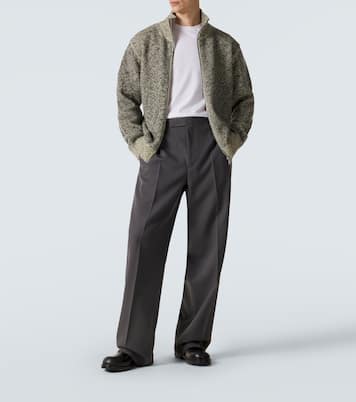 Wool and cotton zip-up cardigan | Jil Sander