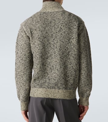 Wool and cotton zip-up cardigan | Jil Sander