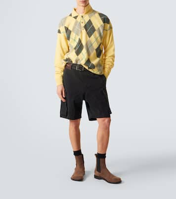 Twisted cotton shorts | JW Anderson