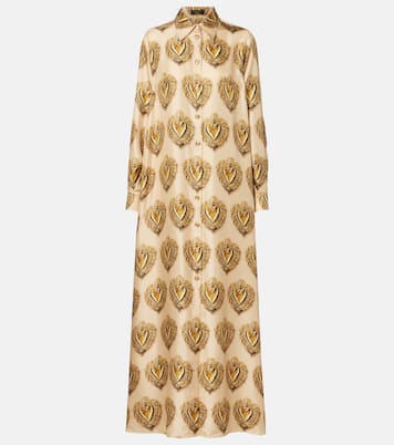 Printed silk shirt dress | Dolce&Gabbana