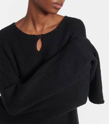 Cotton, silk, and cashmere sweater | Calvin Klein Collection