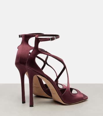 Azia 110 satin sandals | Jimmy Choo