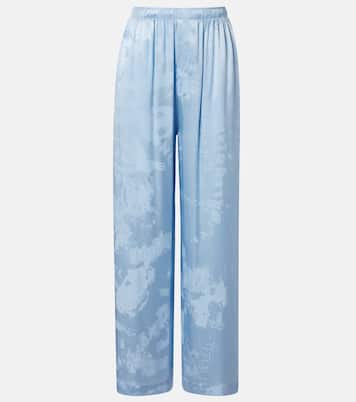 Pantalon ample en satin de soie | Balenciaga
