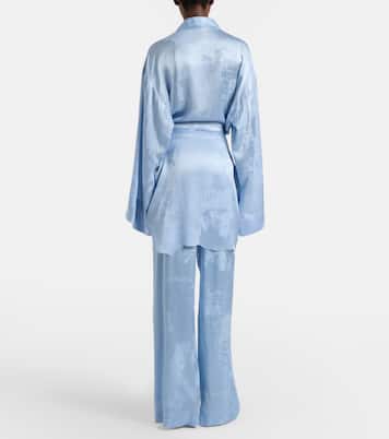 Pantalon ample en satin de soie | Balenciaga