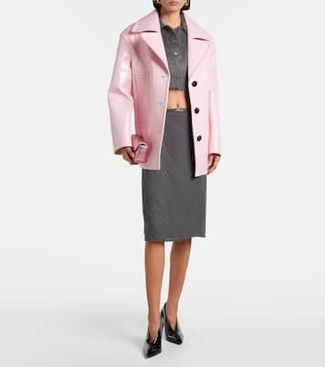 Low-Rise-Bleistiftrock GG aus Seide | Gucci