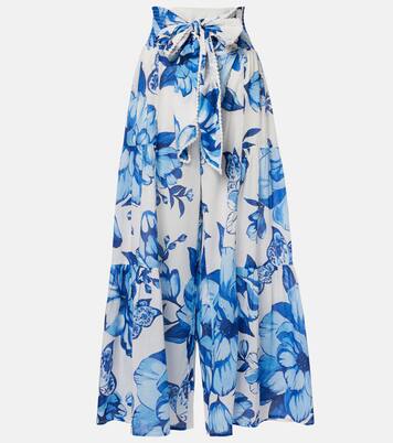 Floral cotton wide-leg pants | Farm Rio