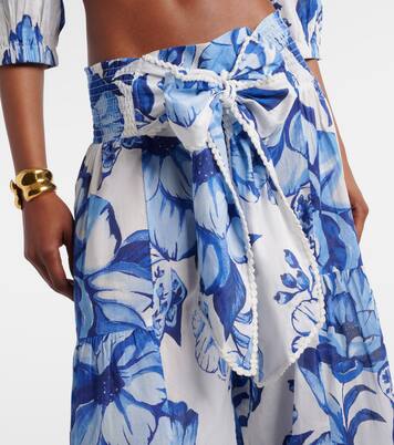 Floral cotton wide-leg pants | Farm Rio