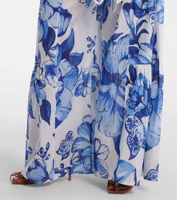 Floral cotton wide-leg pants | Farm Rio