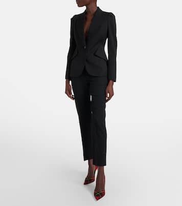 Pantalon droit en laine | McQueen