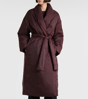Bo belted taffeta puffer coat | Leset