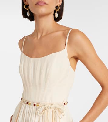 Wanderlust printed cotton midi dress | Zimmermann