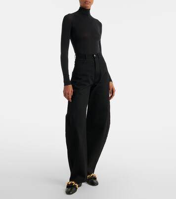 Verzierte Ballerinas Jewel aus Leder | Alaïa