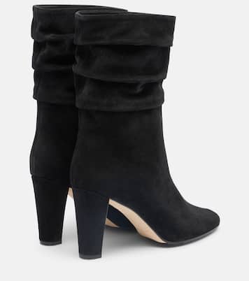 Calasso suede mid-calf boots | Manolo Blahnik