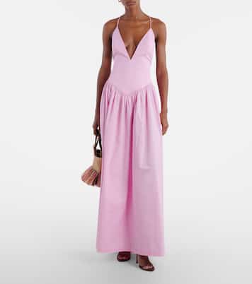 Maxikleid aus Baumwolle | Adriana Degreas