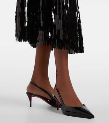 Pumps slingback Miss Z 60 in vernice | Christian Louboutin