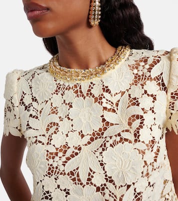 Top en crochet à ornements | Self-Portrait