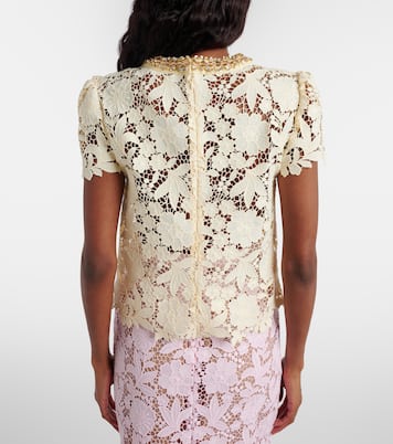 Top en crochet à ornements | Self-Portrait