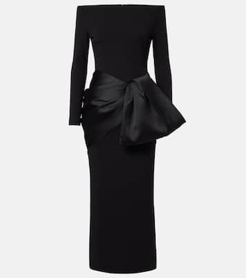Rhianne satin-trimmed cocktail dress | Solace London