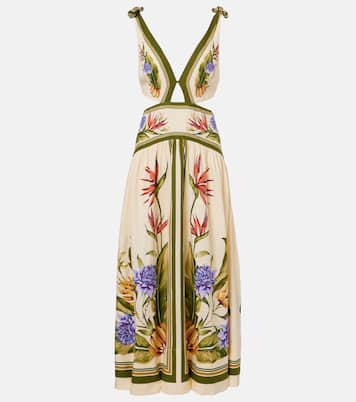 Maxikleid aus einem Leinengemisch | Farm Rio