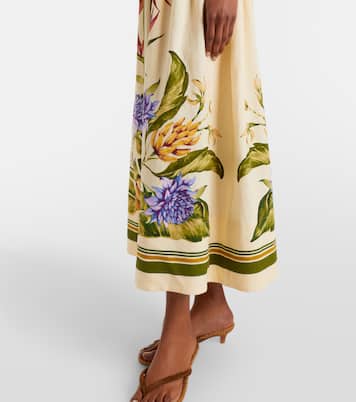 Maxikleid aus einem Leinengemisch | Farm Rio