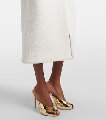 Verziertes Midikleid aus Tweed | Oscar de la Renta