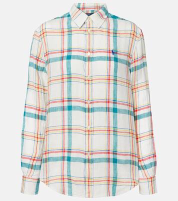 Plaid linen shirt | Polo Ralph Lauren