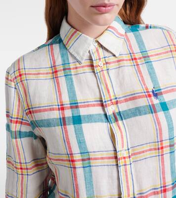 Plaid linen shirt | Polo Ralph Lauren