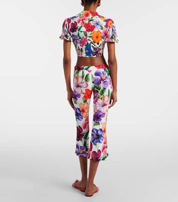 Floral capri pants | Dolce&Gabbana