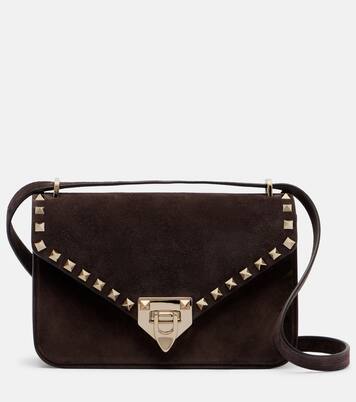 Cabas Rockstud Small en daim | Valentino Garavani