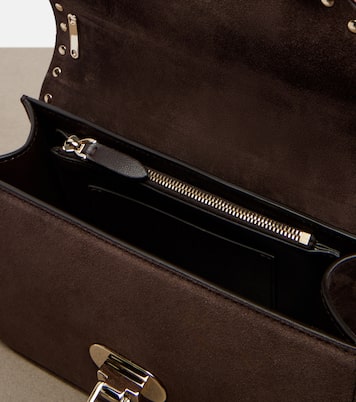 Cabas Rockstud Small en daim | Valentino Garavani