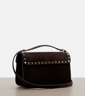Cabas Rockstud Small en daim | Valentino Garavani