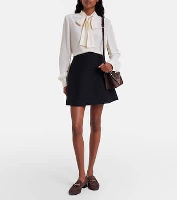 Cabas Rockstud Small en daim | Valentino Garavani