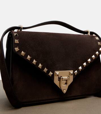 Cabas Rockstud Small en daim | Valentino Garavani
