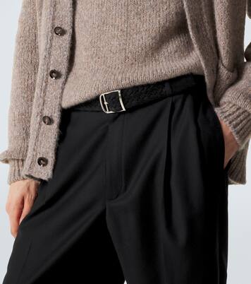 Braided suede belt | Brioni
